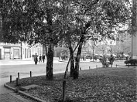 Ilički trg (Mali plac, današnji Britanski trg) vjerojatno 1940-ih godina